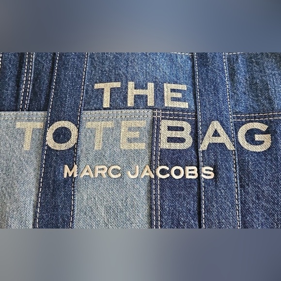 Marc Jacobs Small Tote Bag in Denim Multi, New - Picture 13 of 16